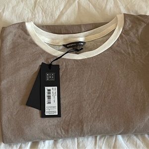 Ritual brand long sleeve shirt. SzL brown.